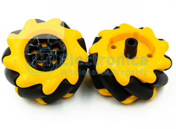 Juego de 2 ruedas Mecanum 60mm Derecha izquierda