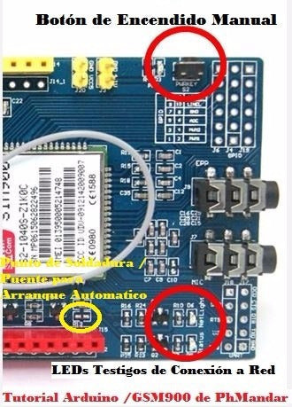 Modulo SIM900 GSM GPRS Apilable sobre Tarjeta Arduino Uno, Mega