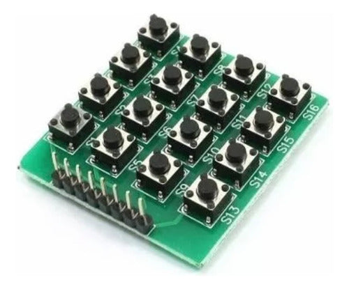 Teclado 4x4 Matrix 16 botones Keyboard Mcu Arduino