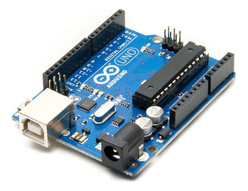 TARJETA ARDUINO UNO R3(Chip ATmega328P-PU) sin cable sin Logo