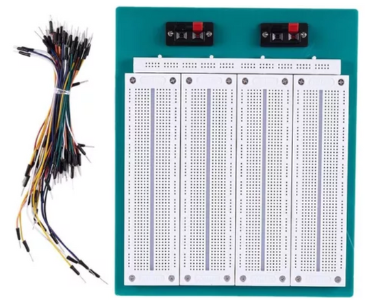 Protoboard Syb-500 4 En 1 3000 Puntos + 50 cables Dupont