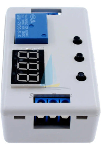Módulo de relé de retardo de tiempo digital LED DC 12V