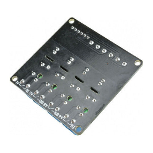 Módulo 4 Relés Estado Sólido 5v Omron G3mb-202p