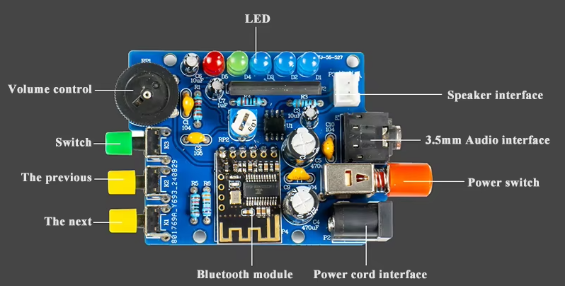 Kit TJ-56-527 de altavoz Bluetooth DIY Arduino
