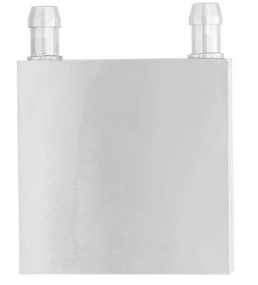 Bloque de refrigeración por agua de aluminio 40x40x12mm  Lineales  nozzles