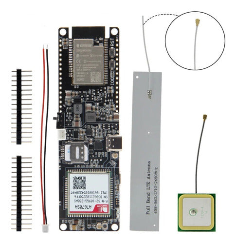 T-SIM ESP32 A7670SA 4G LTE + GPS 18650 UPS