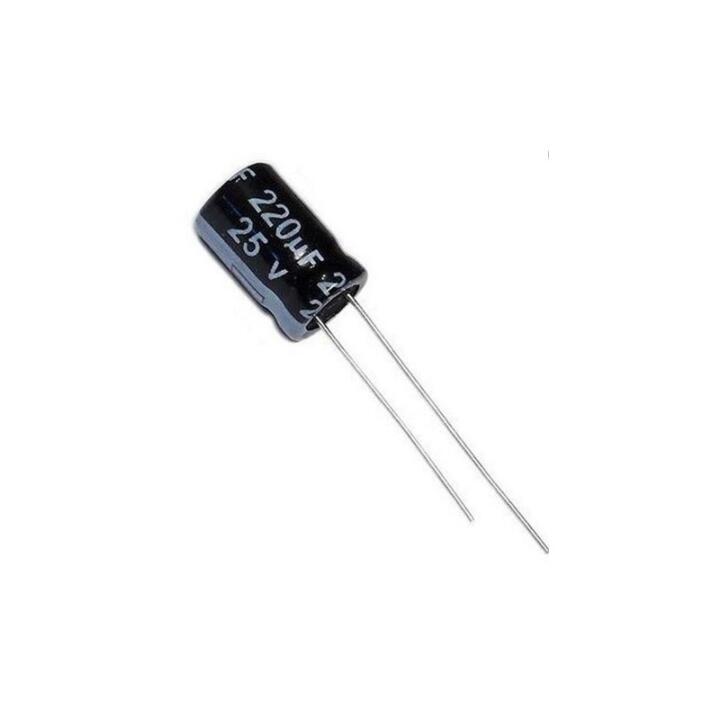 Electrolytic Capacitor 25V/220UF 6.3*12MM