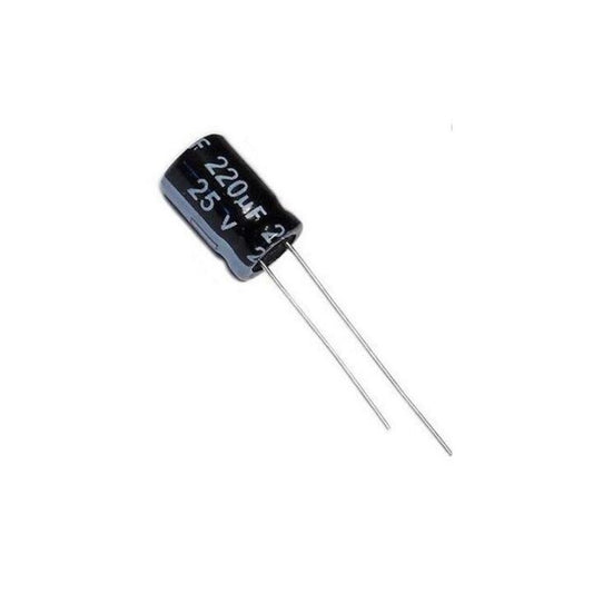 Electrolytic Capacitor 25V/220UF 6.3*12MM