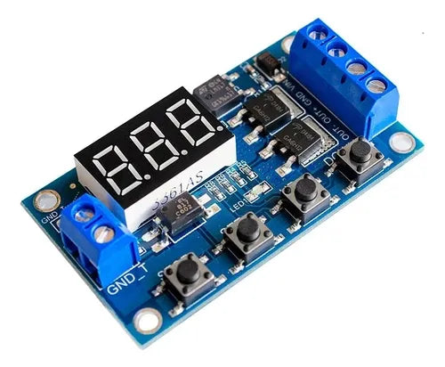 XY-J04 Temporizador Digital  Programable Dual MOS 5-36V 15A