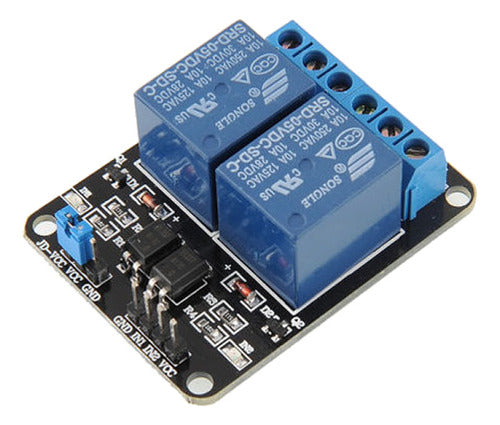 Modulo 2 Reles 5v Optoacoplado