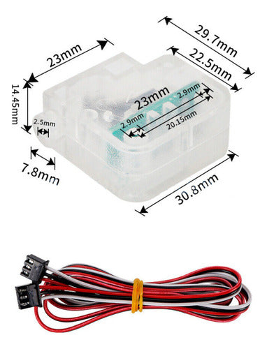 Módulo Detección De Rotura Filamento Impresora 3d Ender Cr10 Style:black 1.75mm