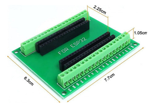 ESP32 WIFI Bluetooth 38P Green Expansion Board