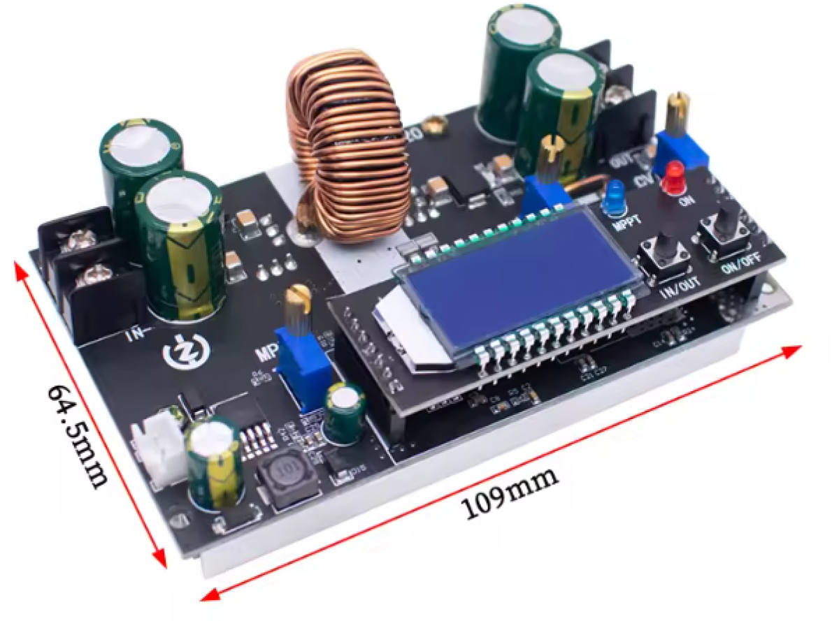 ZK-SL20 Módulo Fuente Alimentación Booster / Convertidor, Sube / Baja Voltaje y/o Amperaje, 300W 7-80 a 1.4-79Vdc 0 a 20Amp