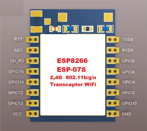 Modulo ESP8266 ESP-07S con Antena