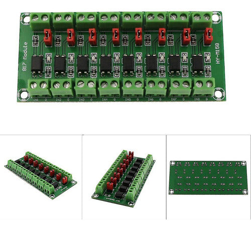 MODULO OPTOACOPLADOR PC817 8 CANALE