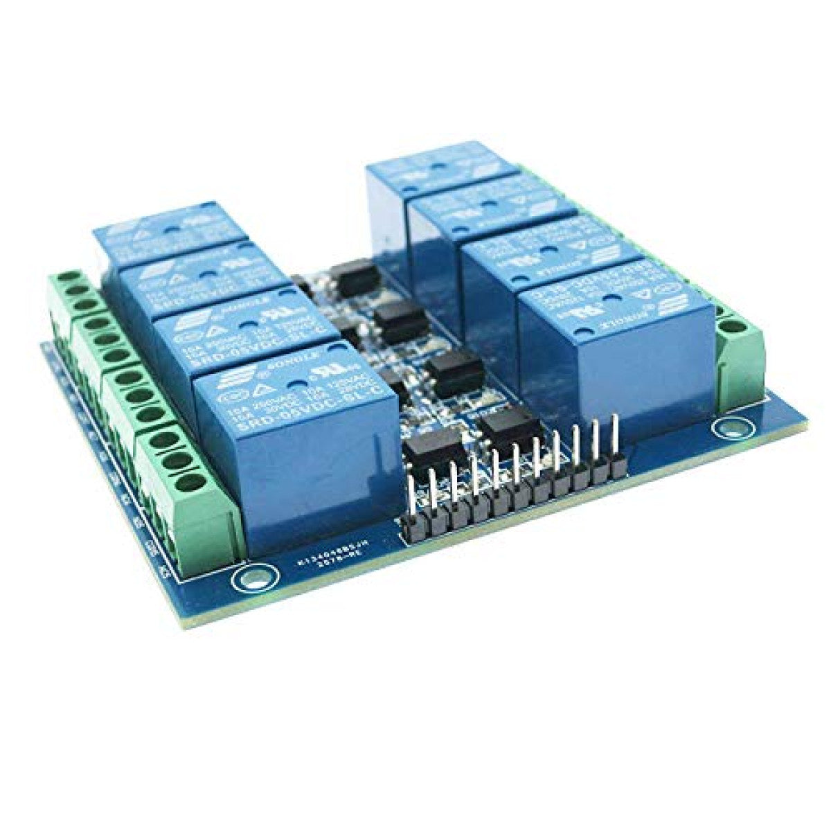 Módulo de relé optoacoplador aislado de 8 canales de 5VDC 10A