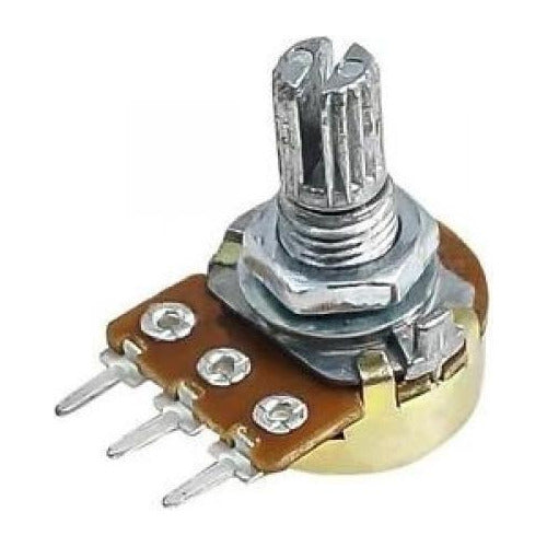 Potenciometro rotativo lineal WH148 de panel olla 3 pin de B1kOhm a B1MOhm
