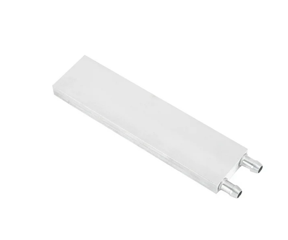 Bloque de refrigeración por agua de aluminio 40x200x12mm Lineales nozzles
