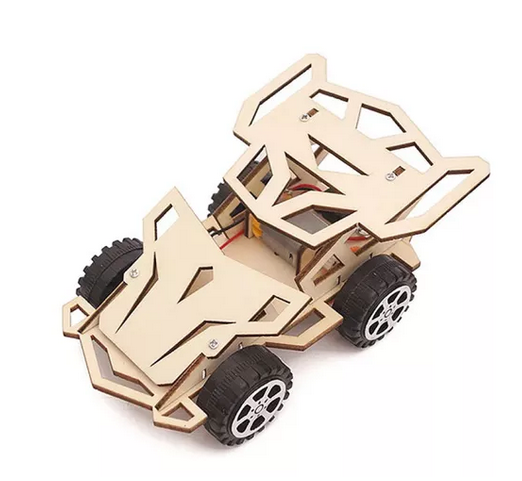 Kit Carrito Tecnología Experimento Juguete Educativo Madera