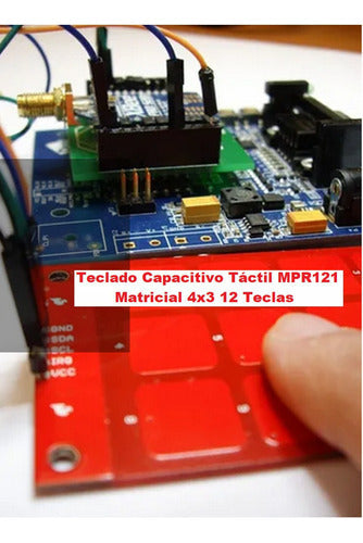 Teclado Capacitivo Táctil MPR121 Matricial 4x3 12 Teclas