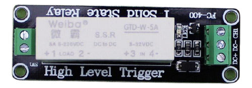 Módulo 1 Relé SSR Estado Solid 5A 3-32V DC-DC
