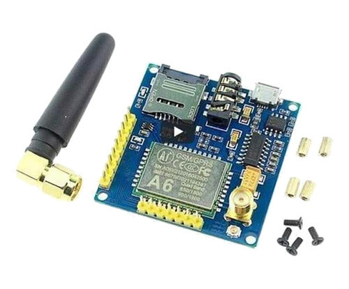 Módulo A6 Gprs Gsm Pro Serial Ttl Rs232 Antena