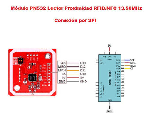 Módulo PN532 Lector Proximidad RFID/NFC 13.56MHz