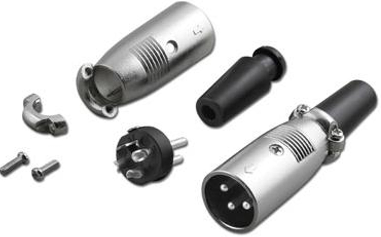 Conector de audio XRL 3Pines Macho microfono Estilo Japonés