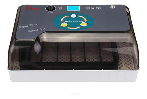 EW9-12 Incubadora Automática 12 Huevos Humedad Temperatura Giro Led
