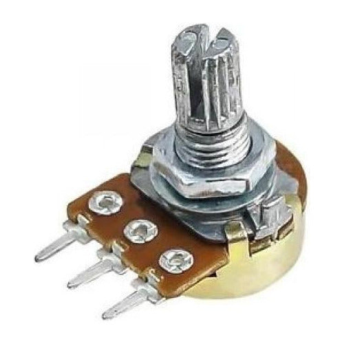 Potenciometro rotativo lineal WH148 de panel olla 3 pin de B1kOhm a B1MOhm