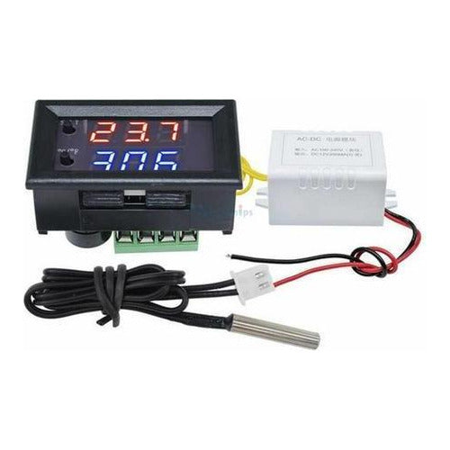 W1209wk W2809 110/220VAC Termostato Digital 2 pantallas Control Temperatura Incubadora, Nevera Cava …