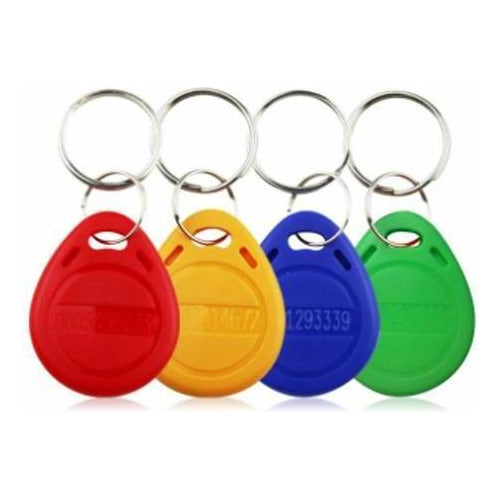 10 x Llaveros circulares RFID 125Khz EM4100 Sensor de Proximidad
