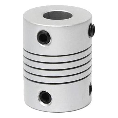 Acople de aluminio flexible 5x8mm para 3D CNC