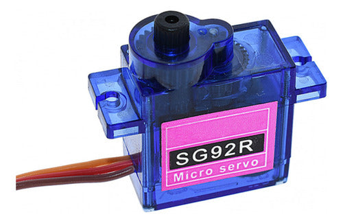 Servomotor SG92R 180° 2.5Kg/cm Tower Pro compatible con Arduino, Pic, Raspberry Pi, etc.
