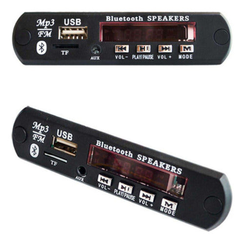 MODULO DECODIFICADOR BLUETOOTH WAV WMA MP3 USB FM SD CARD