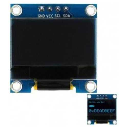 Pantalla LED LCD OLED azul 0.96" I2C 128X64