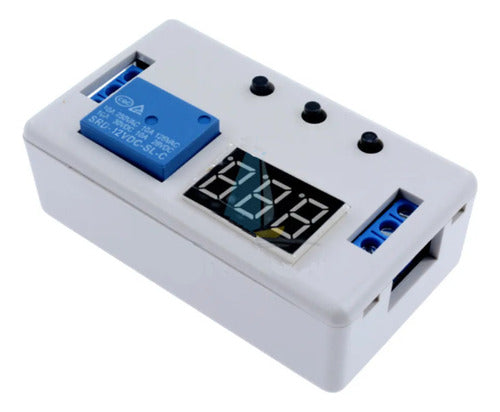 Módulo de relé de retardo de tiempo digital LED DC 12V