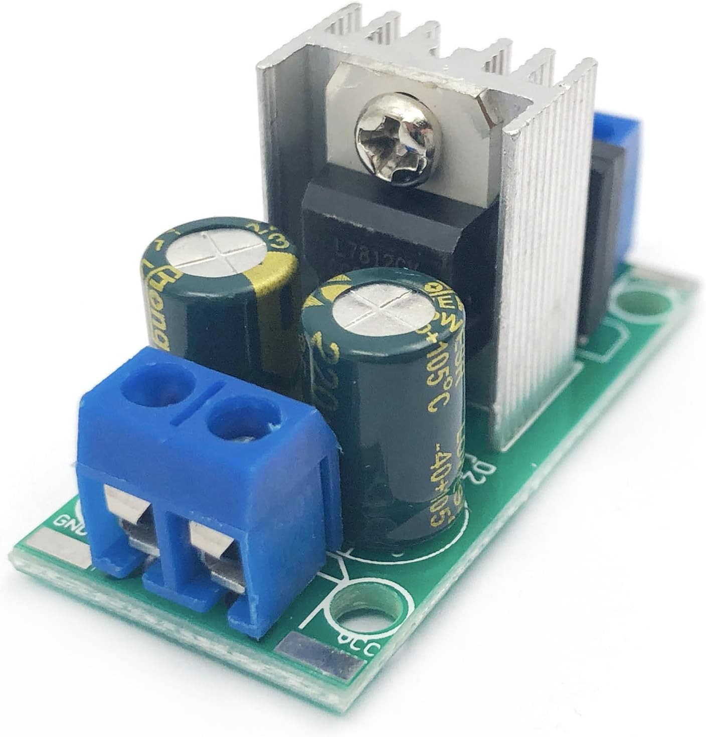 L7805 LM7805 Módulo reductor / regulador voltaje dual AC/DC a 5VDC 1,5Amp