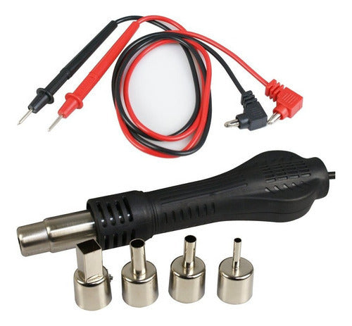 Estación de Soldadura Digital SMD, 3 en 1 Modelo 853D: Soldadura + Aire Caliente + Alimentación DC
