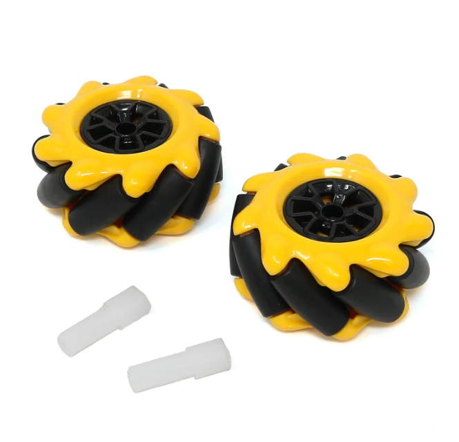 Juego de 2 ruedas Mecanum 60mm Derecha izquierda