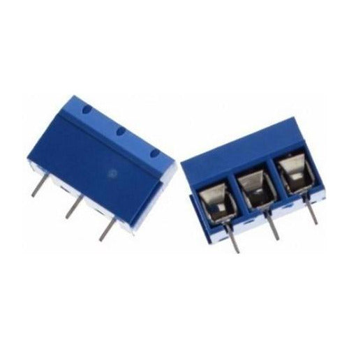 5 x Conector de paso 5.08mm 3 Polos