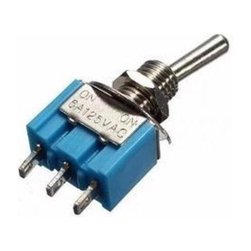 Mini interruptor Practic 6a 125vac SPDT mts-102 3 Pin 2 posición On-on