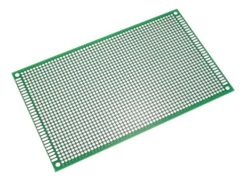 TARJETA DE PCB ESTAÑADO DE DOBLE CARA 9 X 15CM ALTA CALIDAD