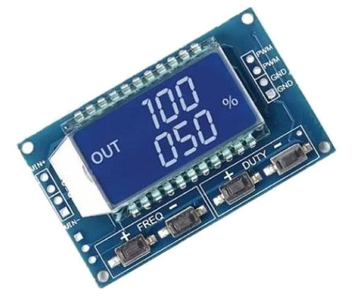 HW-753 Generador Pulsos Ondas cuadradas PWM 150khz LCD