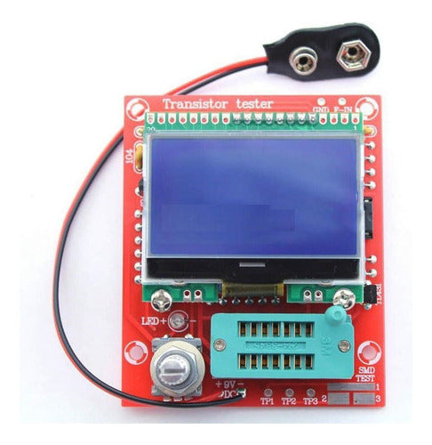 TFT GM328 probador / analizador Transistores, Diodos, Mosfet, …, Generador de PWM, …, Montado, Probado, Operativo