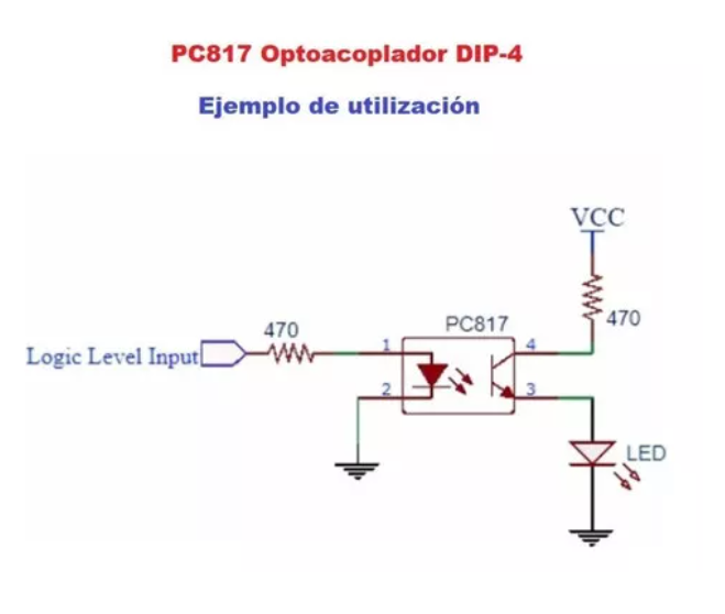 PC817 Optoacoplador DIP-4
