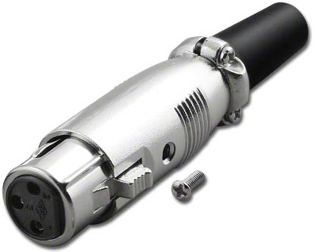 Conector de audio XRL 3Pines Hembra microfono Estilo Japonés