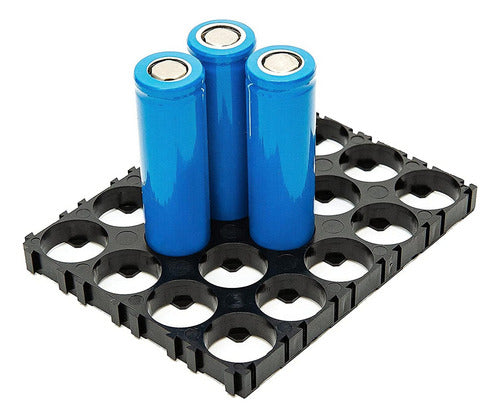 Separador para baterías Litio 18650 4x5
