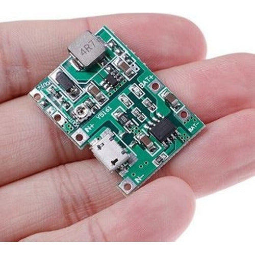 Cargador / Booster para para Baterías 18650 / Lipo 1S 2en1