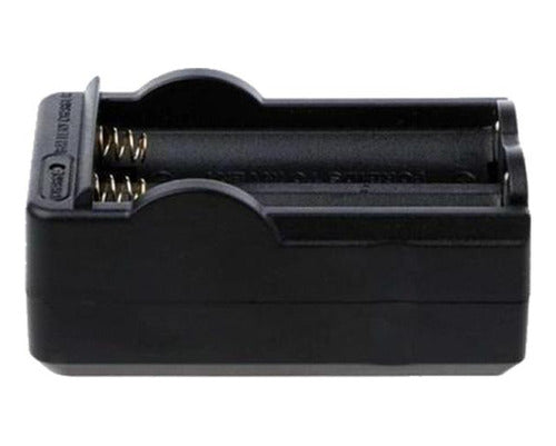 Cargador 2 Baterías Litio 16850 3.6V 4.2V 100 240V de pared
